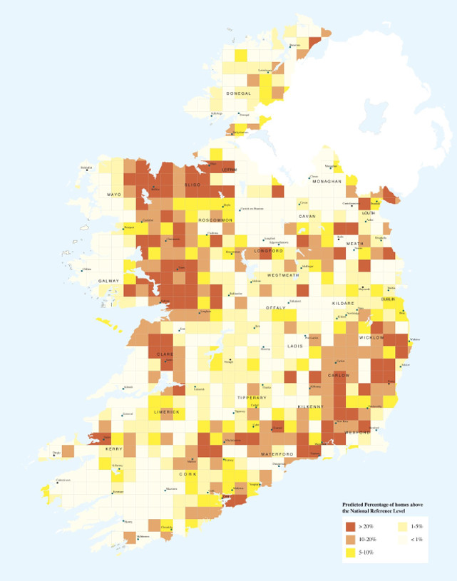 radon map Ireland