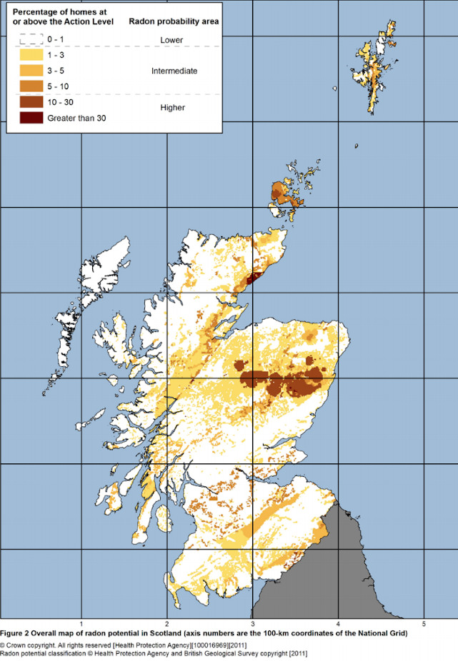 radon map scotland